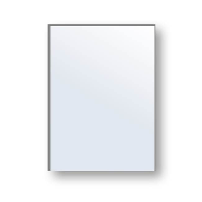 Madeli - Madeli Vetro Mirror, 42''x 30'' x 3/4'', Rectangular,  Frosted Edge - Aluminum