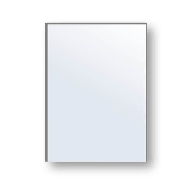 Madeli - Madeli Vetro Mirror, 42''x 30'' x 3/4'', Rectangular,  Frosted Edge - Aluminum