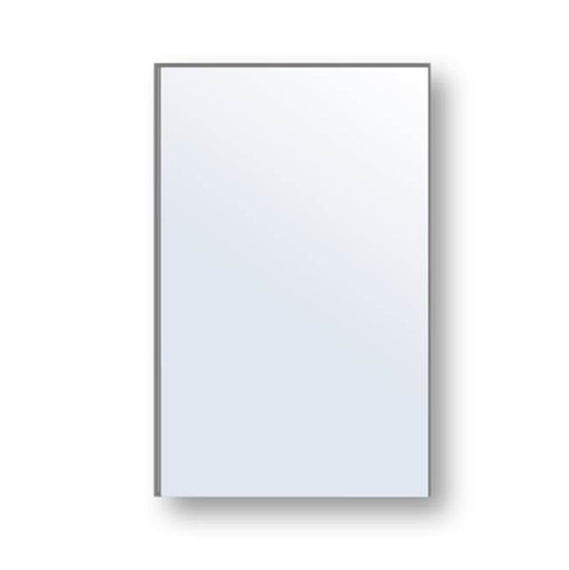 Madeli - Madeli Vetro Mirror, 48''x 30'' x 3/4'', Rectangular,  Frosted Edge - Aluminum