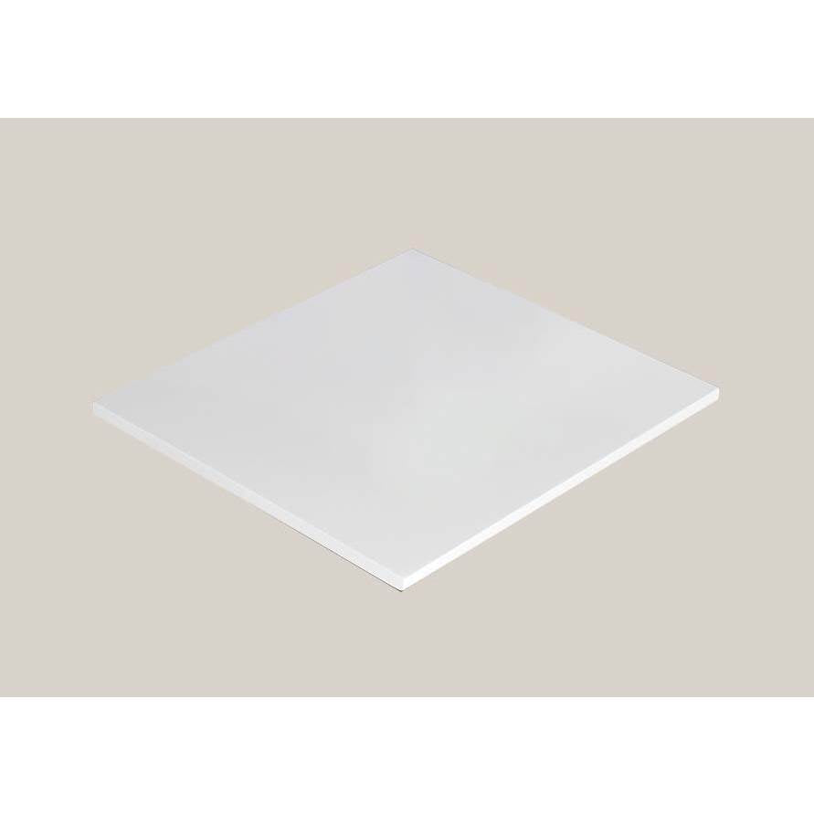 Madeli - Madeli X-Stone Countertop, 24'' x 18'' x 3/4'', No Cut-out, Matte White - Matte White