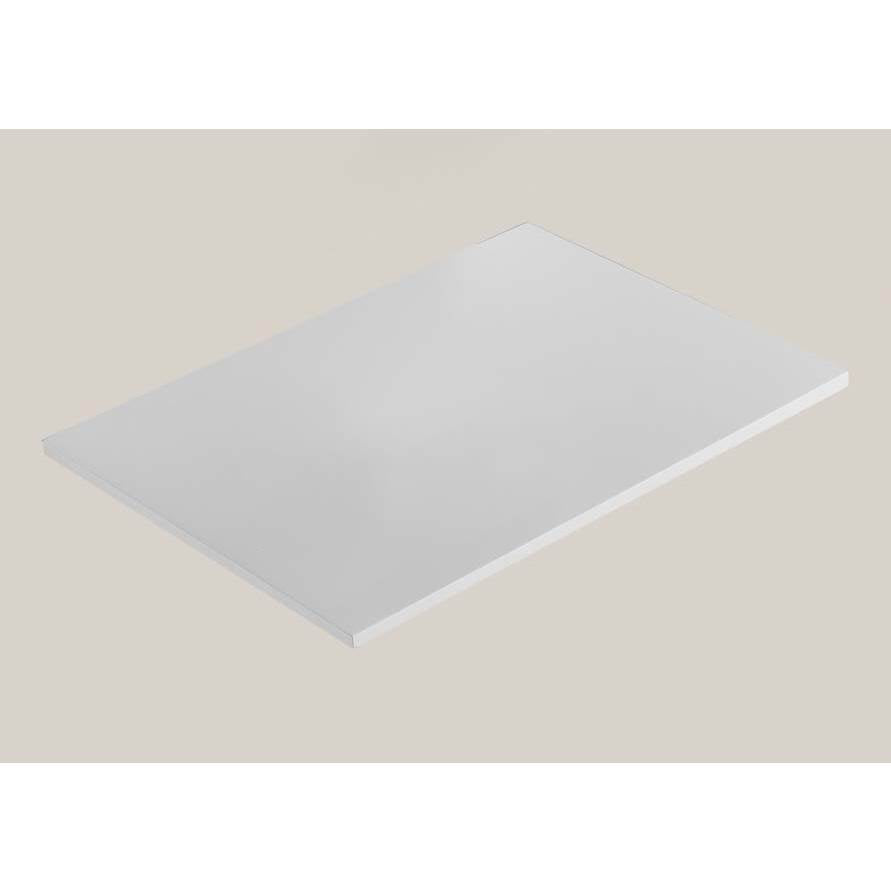 Madeli - Madeli X-Stone Countertop, 30'' x 18'' x 3/4'', No Cut-out, Glossy White - Glossy White