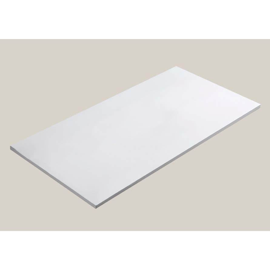 Madeli - Madeli X-Stone Countertop, 38'' x 18'' x 3/4'', No Cut-out, Matte White - Matte White