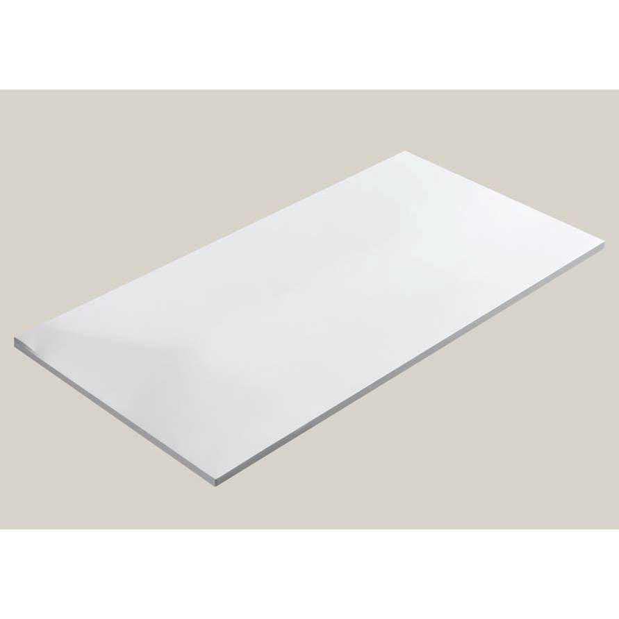 Madeli - Madeli X-Stone Countertop, 42'' x 18'' x 3/4'', No Cut-out, Matte White - Matte White