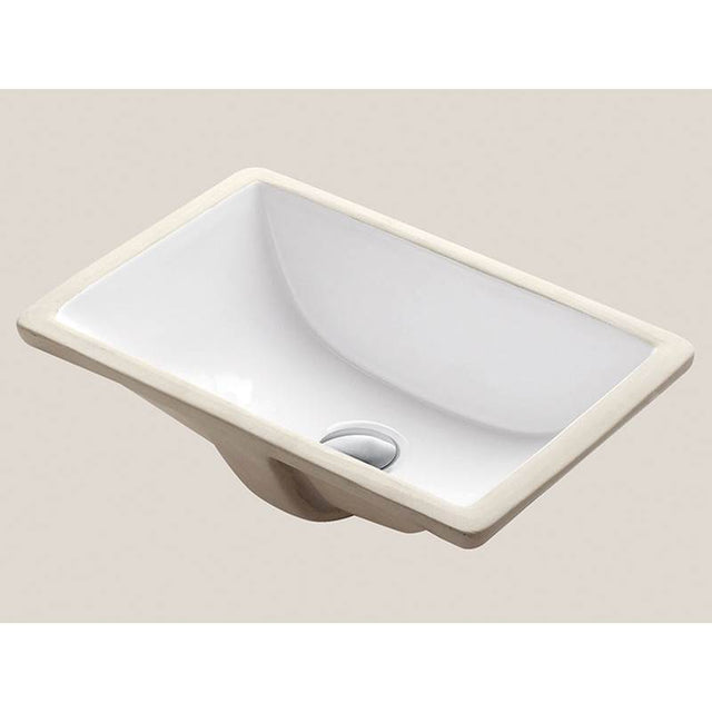 Madeli - Madeli  Ceramic Basin CB-1813 Under Mount in White - White