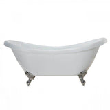 Maidstone - Dillion Acrylic Double Slipper Clawfoot Tub - Oil Rubbed Bronze