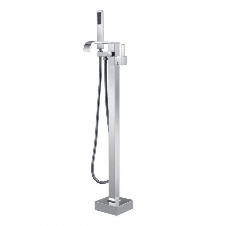 Maidstone - Contemporary Freestanding Waterfall Faucet - Chrome