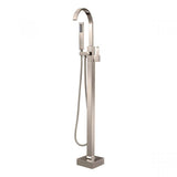 Maidstone - Contemporary Freestanding Faucet - Gooseneck - Brushed Nickel