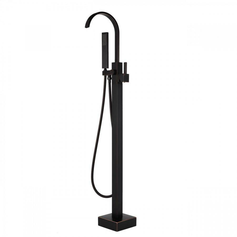 Maidstone - Contemporary Freestanding Faucet - Gooseneck - Oil Rubbed Bronze