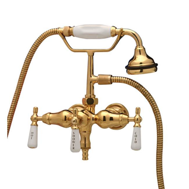 Maidstone - Tub Wall Mount English Telephone Faucet - Down Spout - Oil Rubbed Bronze