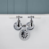 Maidstone - Tub Wall Mount English Telephone Faucet - Down Spout - Oil Rubbed Bronze
