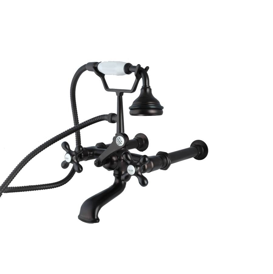 Maidstone - Wall Mount English Telephone Faucet - Classic Spout - Oil Rubbed Bronze