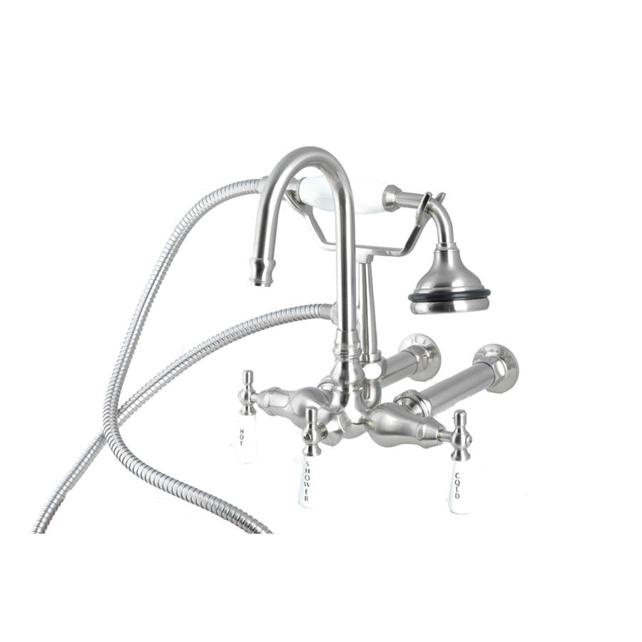 Maidstone - Wall Mount English Telephone Faucet - Gooseneck Spout - Oil Rubbed Bronze