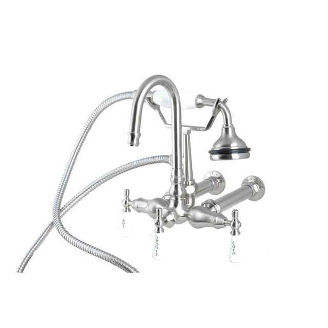 Maidstone - Wall Mount English Telephone Faucet - Gooseneck Spout - Oil Rubbed Bronze
