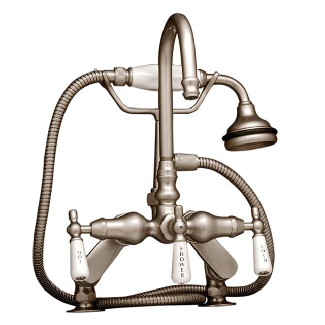 Maidstone - Rim Mount English Telephone Faucet - Gooseneck Spout - Oil Rubbed Bronze