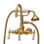 Maidstone - Tub Wall Mount English Telephone Faucet - Gooseneck Spout - Oil Rubbed Bronze