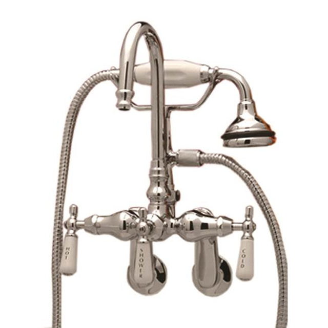 Maidstone - Tub Wall Mount English Telephone Faucet - Gooseneck Spout - Oil Rubbed Bronze