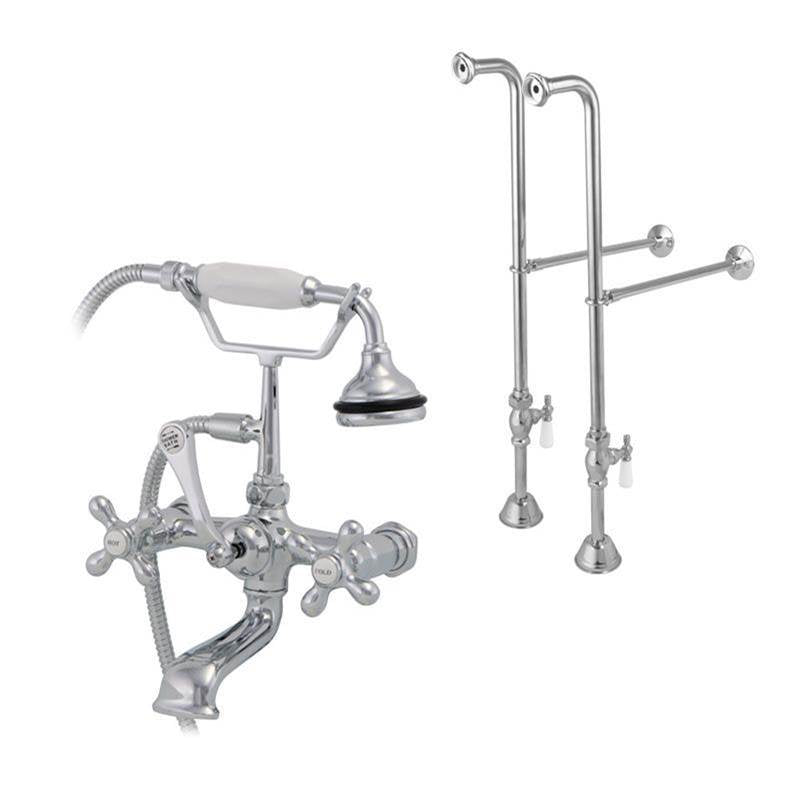 Maidstone - Freestanding English Telephone Faucet - Classic Spout - Oil Rubbed Bronze