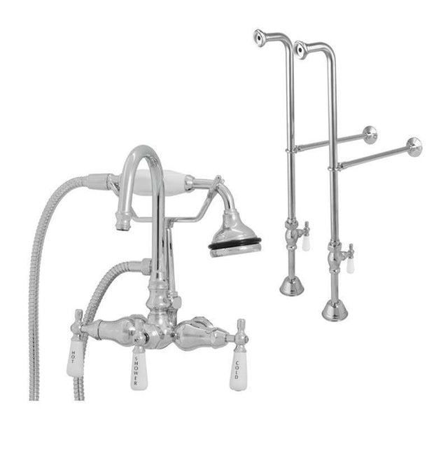 Maidstone - Freestanding English Telephone Faucet - Gooseneck Spout - Oil Rubbed Bronze
