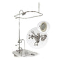 Maidstone - Tub Wall Mount Shower Kit with Classic Spout Faucet Wall Mount Shower Enclosure - Oil Rubbed Bronze