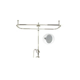 Maidstone - Clawfoot Tub End Mount Shower Conversion Kit Shower Enclosure Kit - Oil Rubbed Bronze