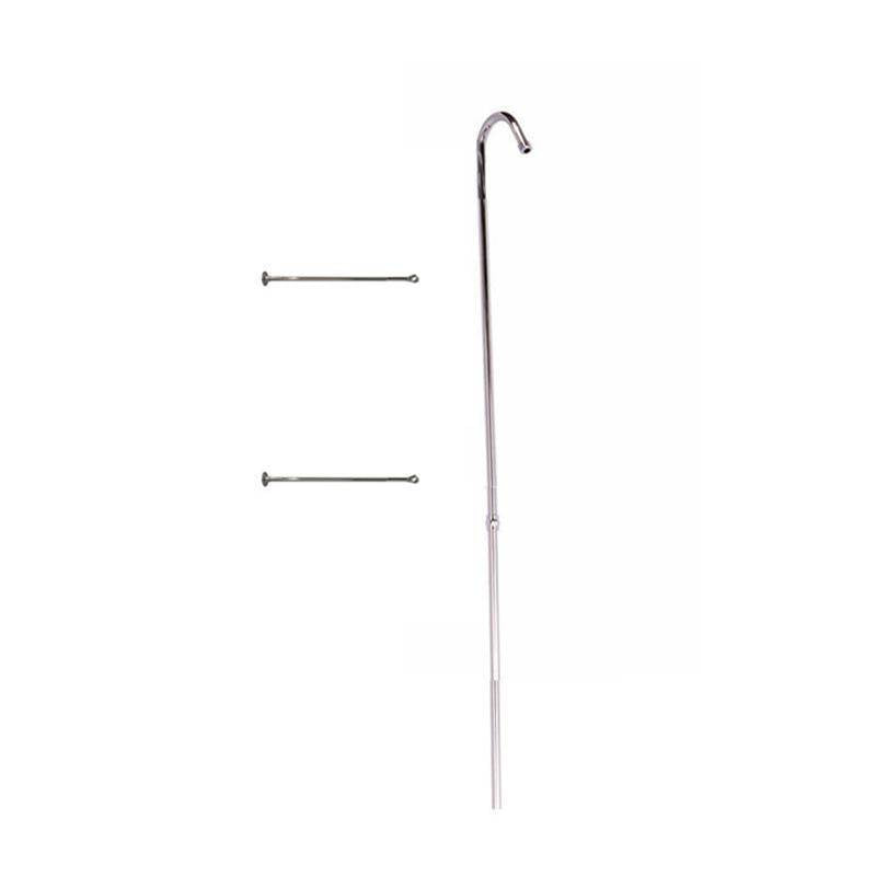 Maidstone - Shower Riser Pipe with Support Braces Shower Riser Pipe with Support Braces - Brushed Nickel - Brushed Nickel