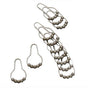 Maidstone - Rollerball Shower Curtain Rings - Brushed Nickel