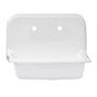 Maidstone - 24'' Cast Iron High Back Sink - White
