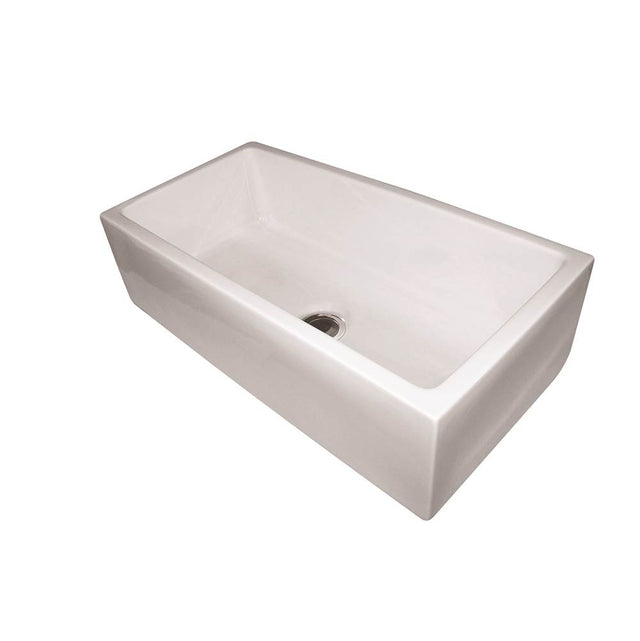 Maidstone - 36'' x 18'' Reversible Fireclay Farmhouse - White
