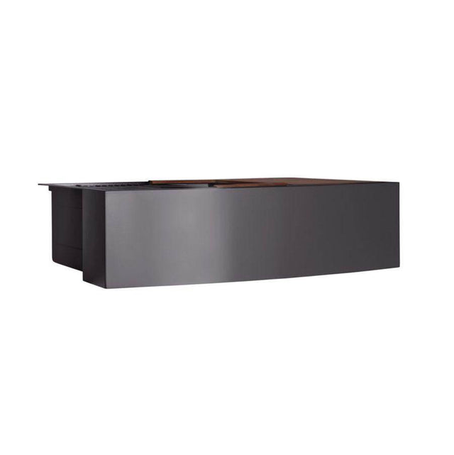 Maidstone - 42 Inch Stainless Steel Farmhouse Sink - Gun Metal