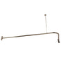 Maidstone - L-Ring Shower Curtan Rod Enclosure Ring/Rod - Chrome