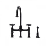 Maidstone - Bradford Sink Faucet - Bridge Style - Matte Black