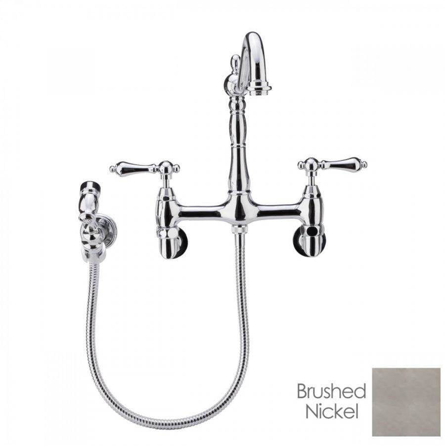 Maidstone - Audrey Wall Mount Kitchen Faucet - Brushed Nickel