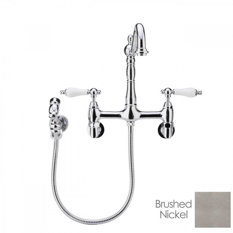 Maidstone - Audrey Wall Mount Kitchen Faucet - Brushed Nickel