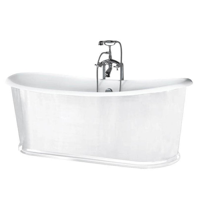 Maidstone - Rio Cast Iron Double Ended Skirted Tub - White