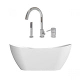 Maidstone - Wexler Acrylic Contemporary Tub - Chrome