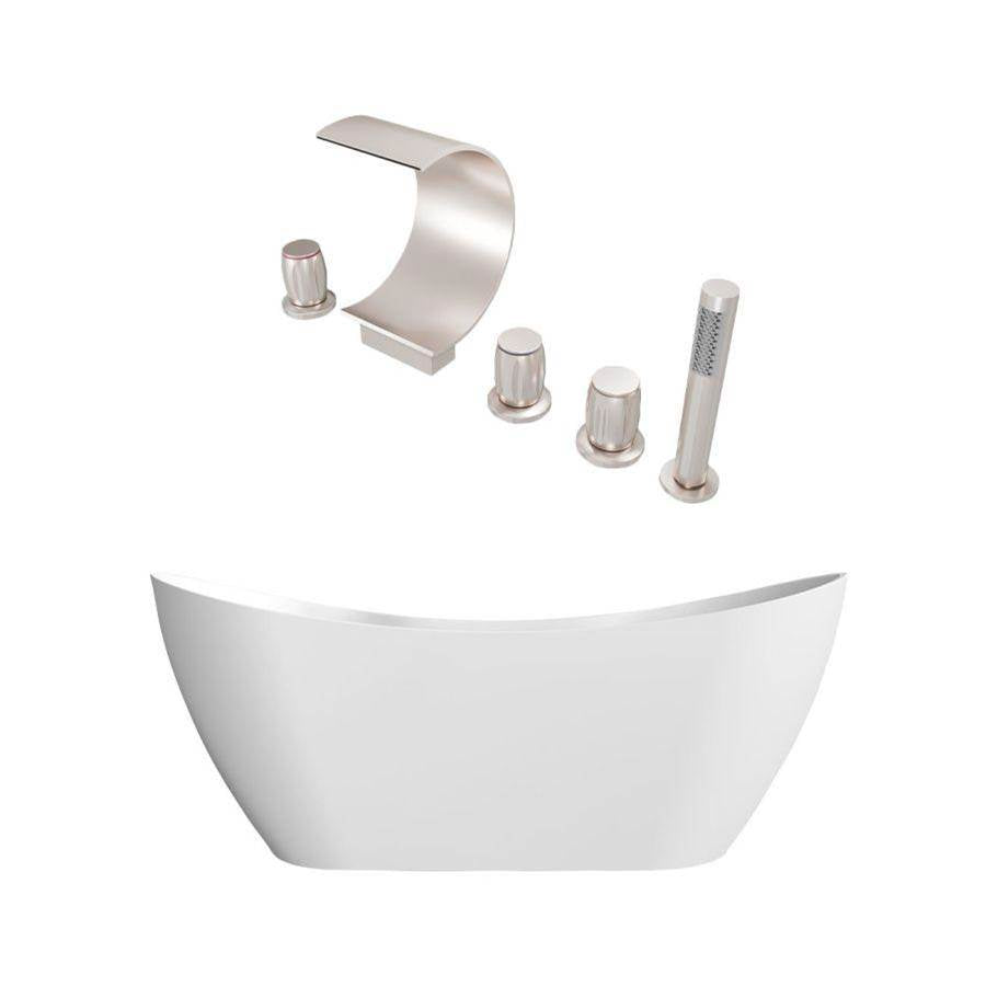 Maidstone - Wexler Acrylic Contemporary Tub - Oil Rubbed Bronze