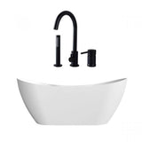 Maidstone - Wexler Acrylic Contemporary Tub - Matte Black