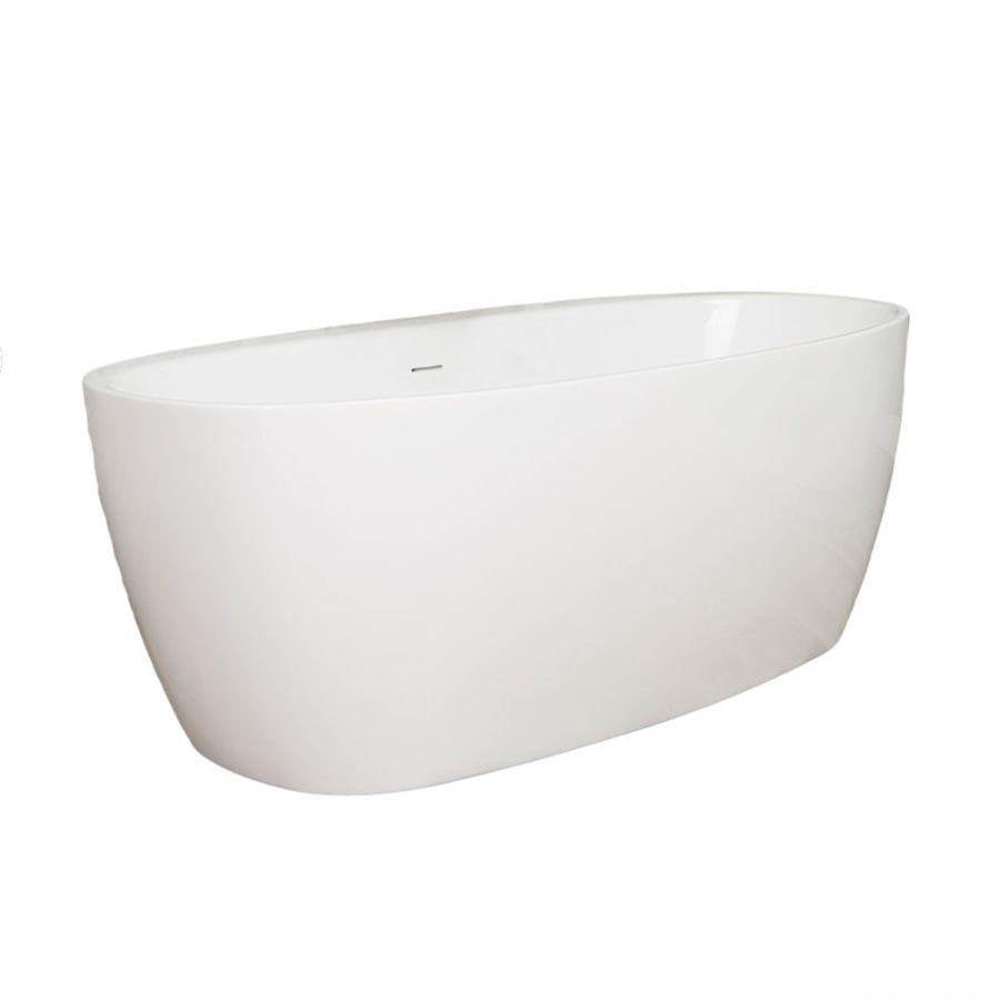 Maidstone - Medway Acrylic Contemporary Tub - Matte Black