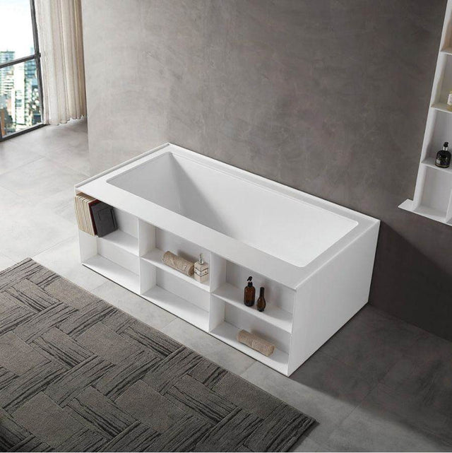 Maidstone - Monty Acrylic Contemporary Freestanding Tub - Matte Black