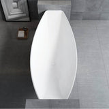 Fabian Acrylic Contemporary Freestanding Tub