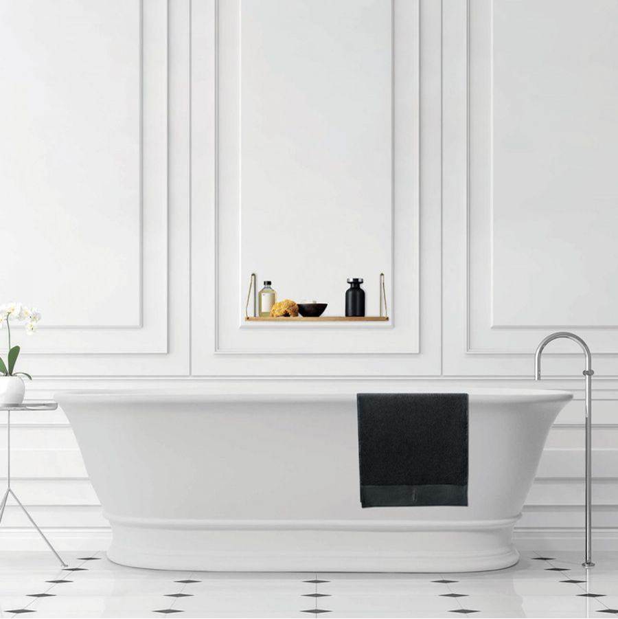 Maidstone - Antibes MINERALCAST Double Ended Tub - Struzzo