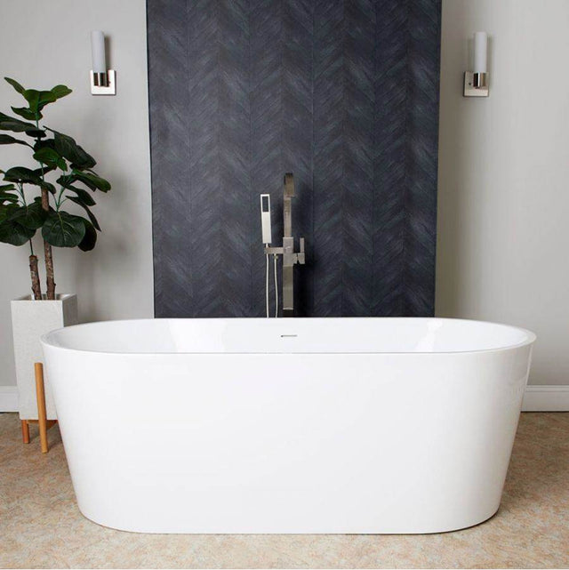 Maidstone - Elizabethan Acrylic Contemporary Tub - Matte Black