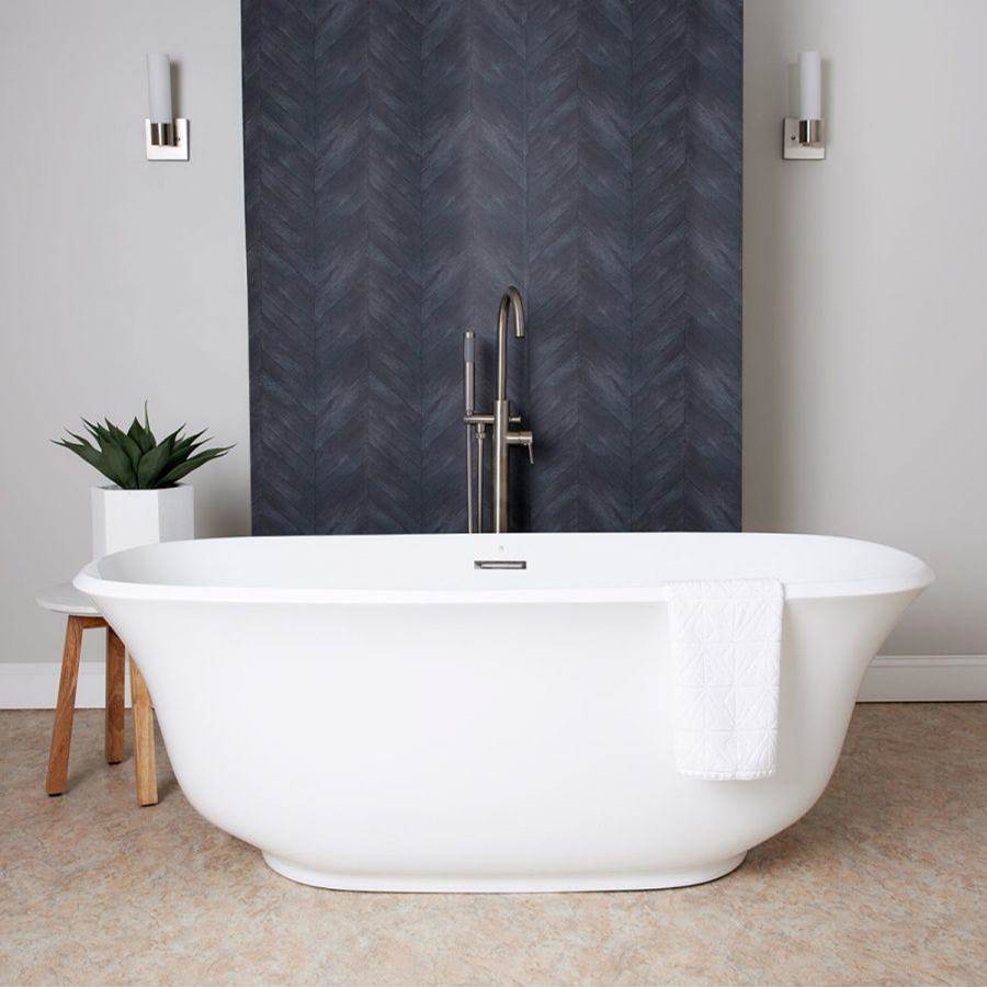 Maidstone - Hampshire Acrylic Contemporary Tub - Matte Black
