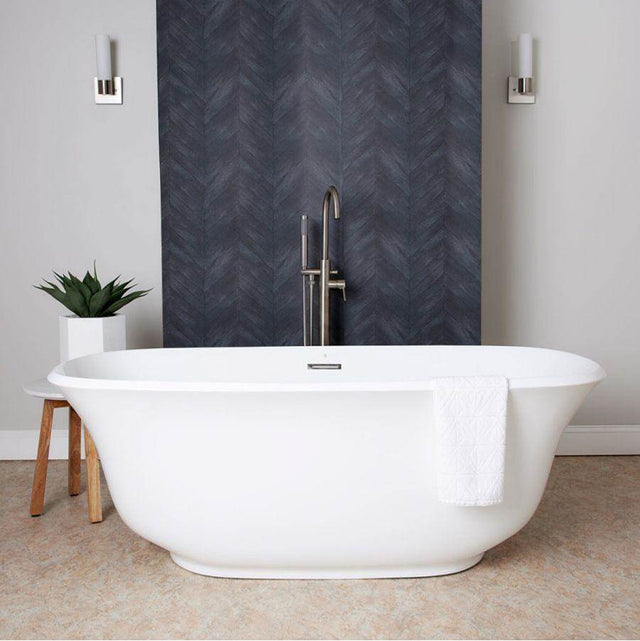 Maidstone - Hampshire Acrylic Contemporary Tub - Matte Black