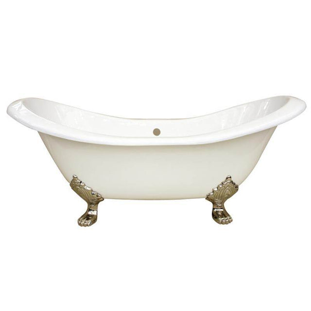 Maidstone - Ravelle Cast Iron Double Slipper Clawfoot Tub - Oil Rubbed Bronze
