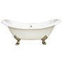 Maidstone - Ravelle Cast Iron Double Slipper Clawfoot Tub - Oil Rubbed Bronze