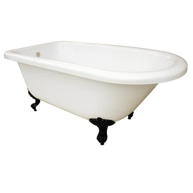 Maidstone - Adair Acrylic Classic Roll Top Clawfoot Tub - White