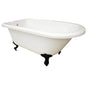 Maidstone - Adair Acrylic Classic Roll Top Clawfoot Tub - Polished Nickel