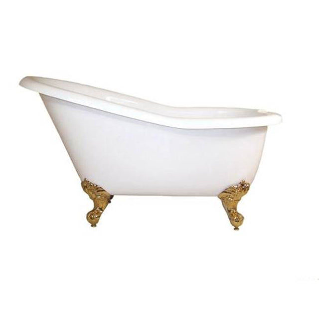 Maidstone - Hawke Acrylic Slipper Clawfoot Tub - White