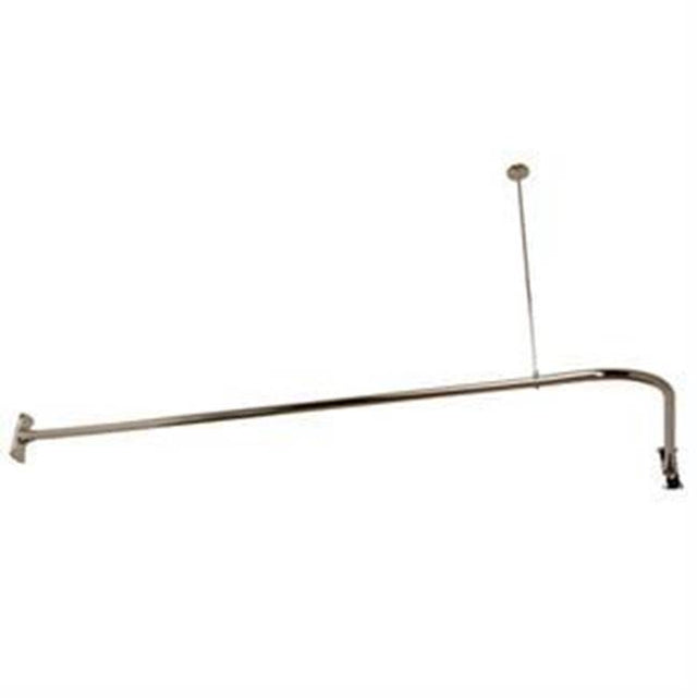 Maidstone - L-Ring Shower Curtan Rod Enclosure Ring/Rod - Chrome